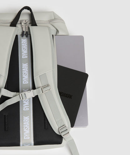 Women's Gymshark Sleek Backpack Stone Grey