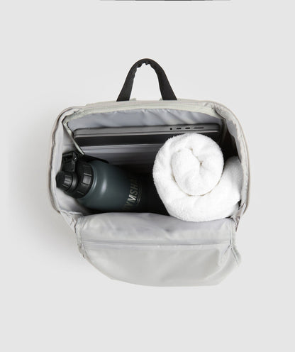 Women's Gymshark Sleek Backpack Stone Grey