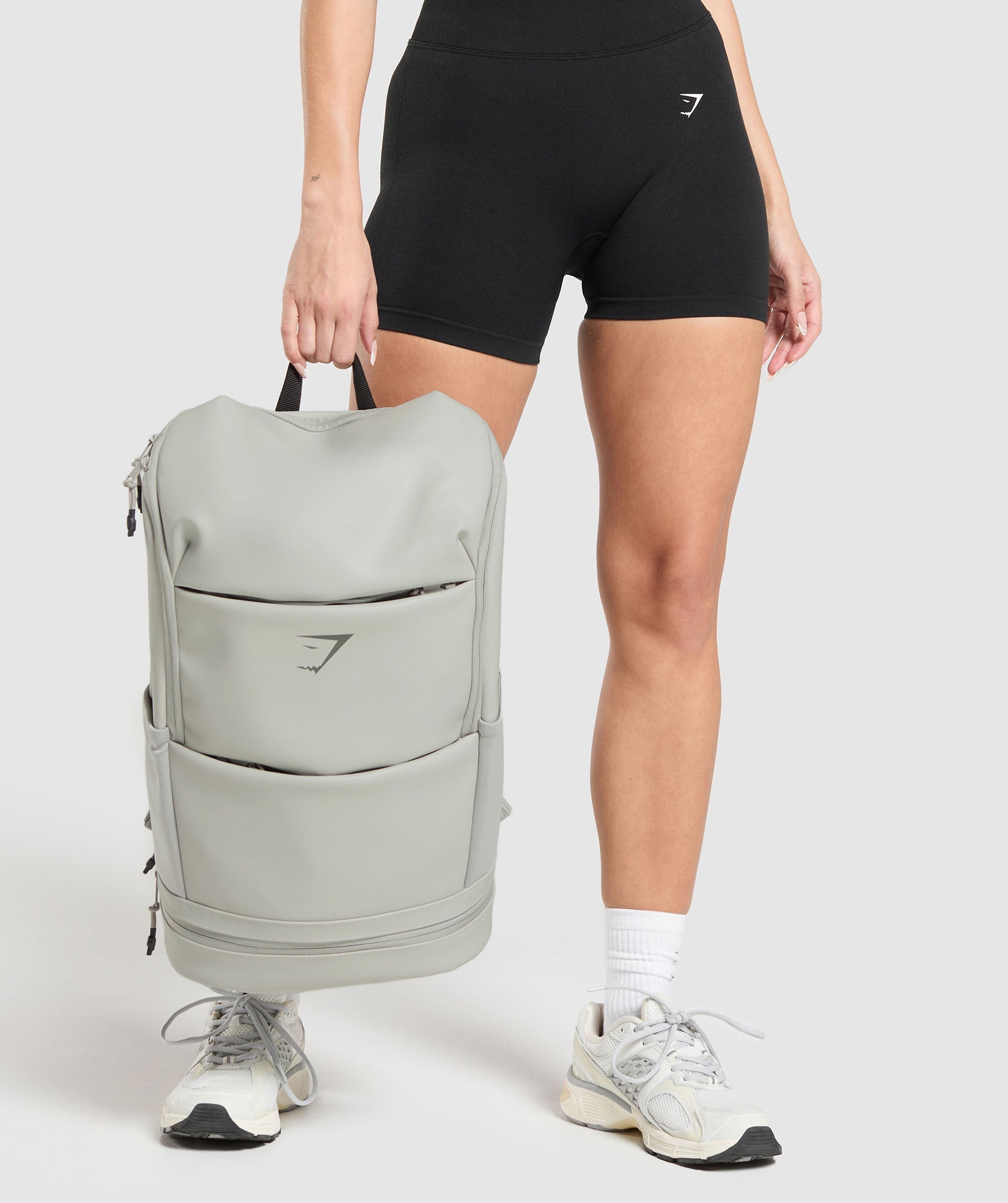 Women's Gymshark Sleek Backpack Stone Grey