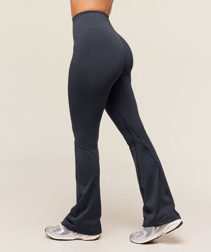 Women's Gymshark Soft Sculpt Flared Leggings Heavy Blue