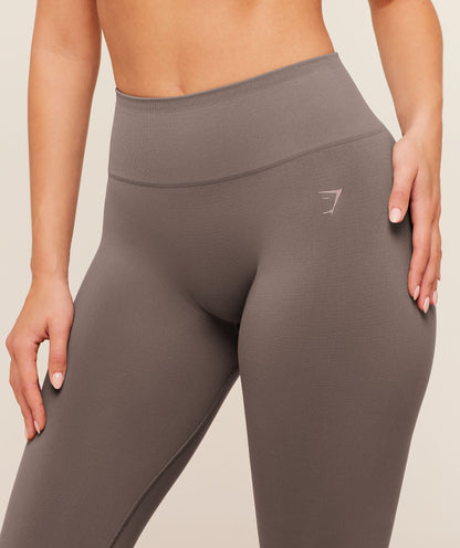 Women's Gymshark Soft Sculpt Leggings Cool Brown