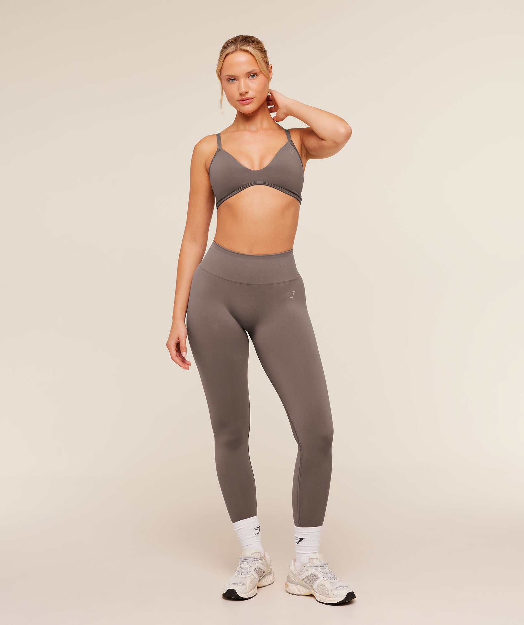 Women's Gymshark Soft Sculpt Leggings Cool Brown