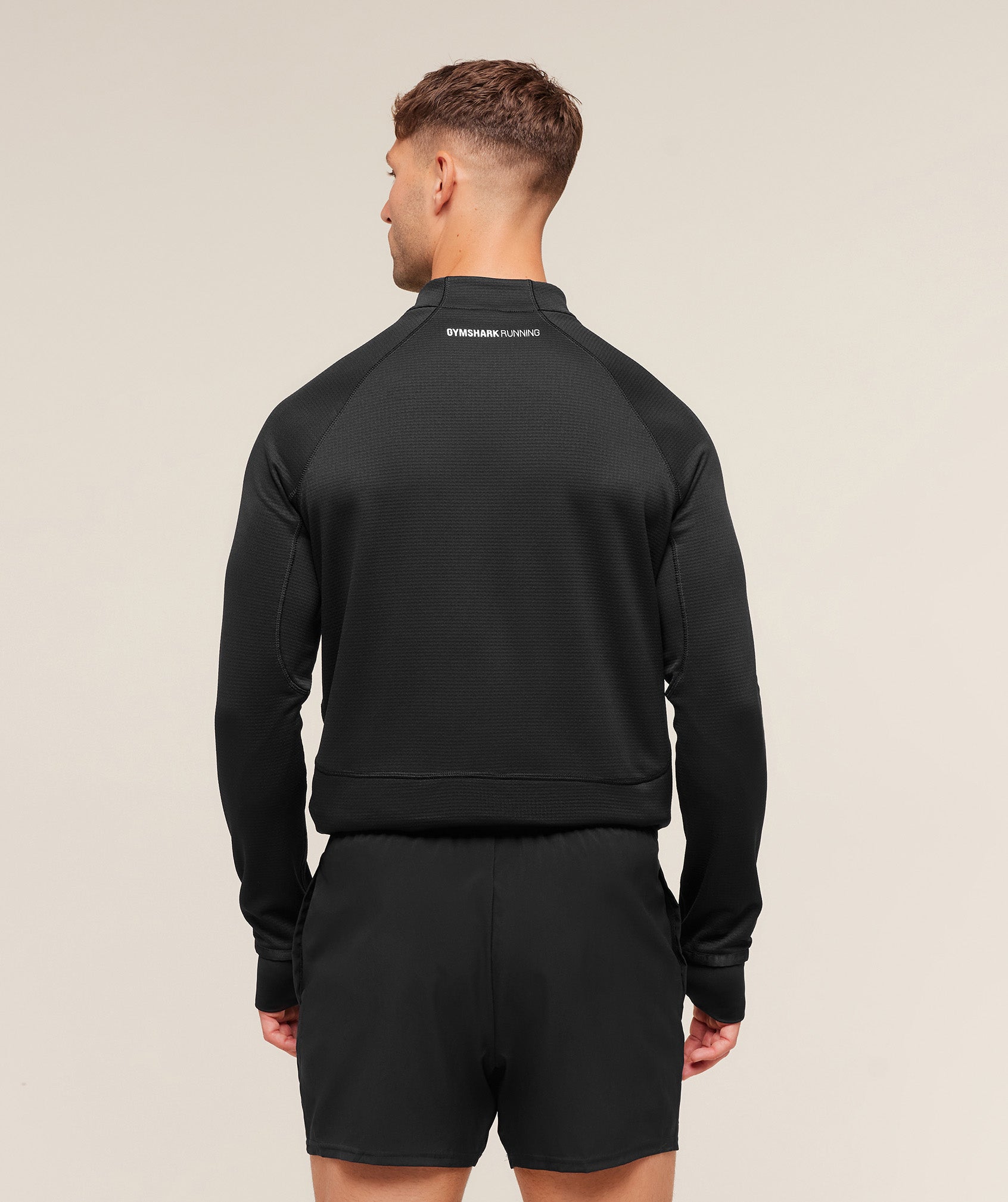 Gymshark Running 1/4 Zip Black