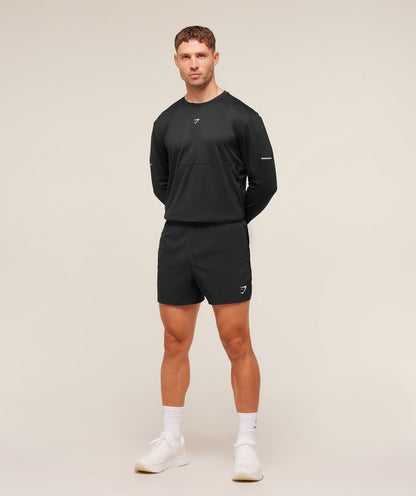 Gymshark Running Long Sleeve T-Shirt Black
