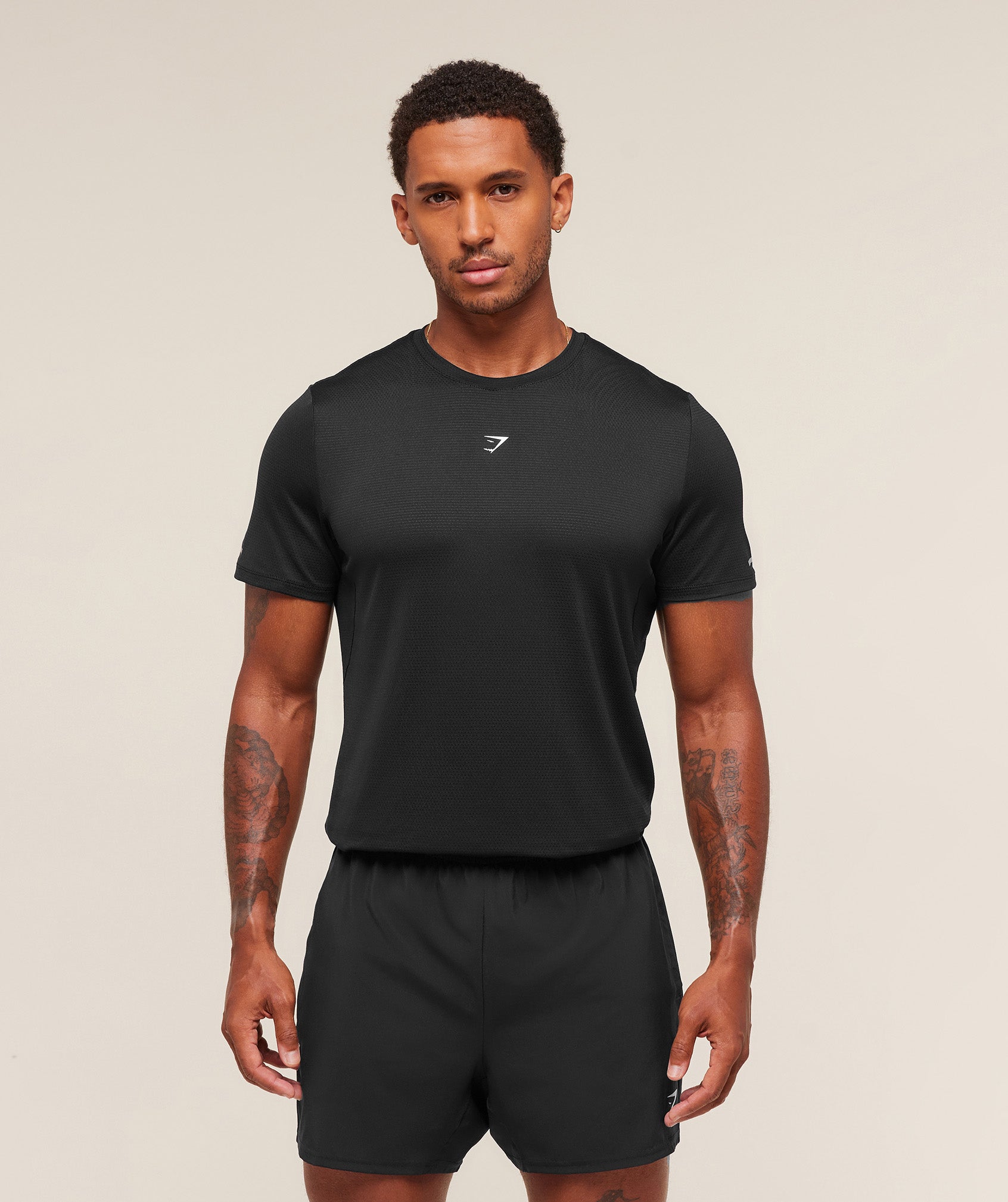 Gymshark Running T-Shirt Black