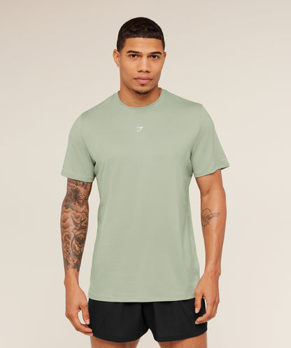Gymshark Running T-Shirt Gs Haze Green