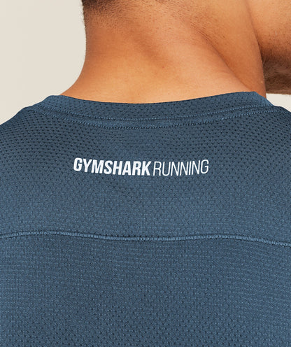 Gymshark Running T-Shirt Gs Stealth Blue