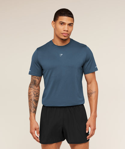 Gymshark Running T-Shirt Gs Stealth Blue
