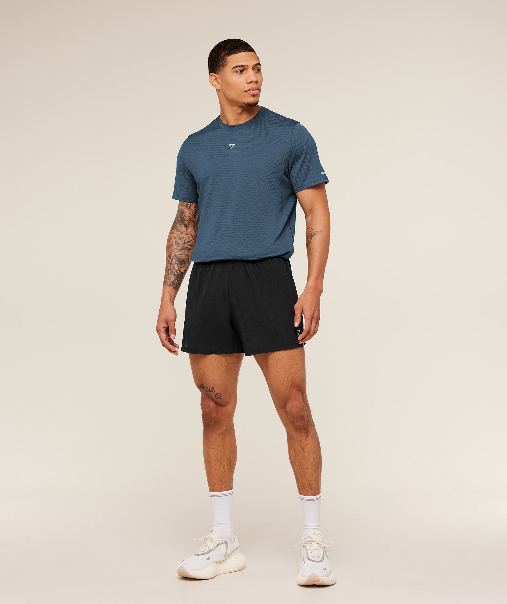 Gymshark Running T-Shirt Gs Stealth Blue