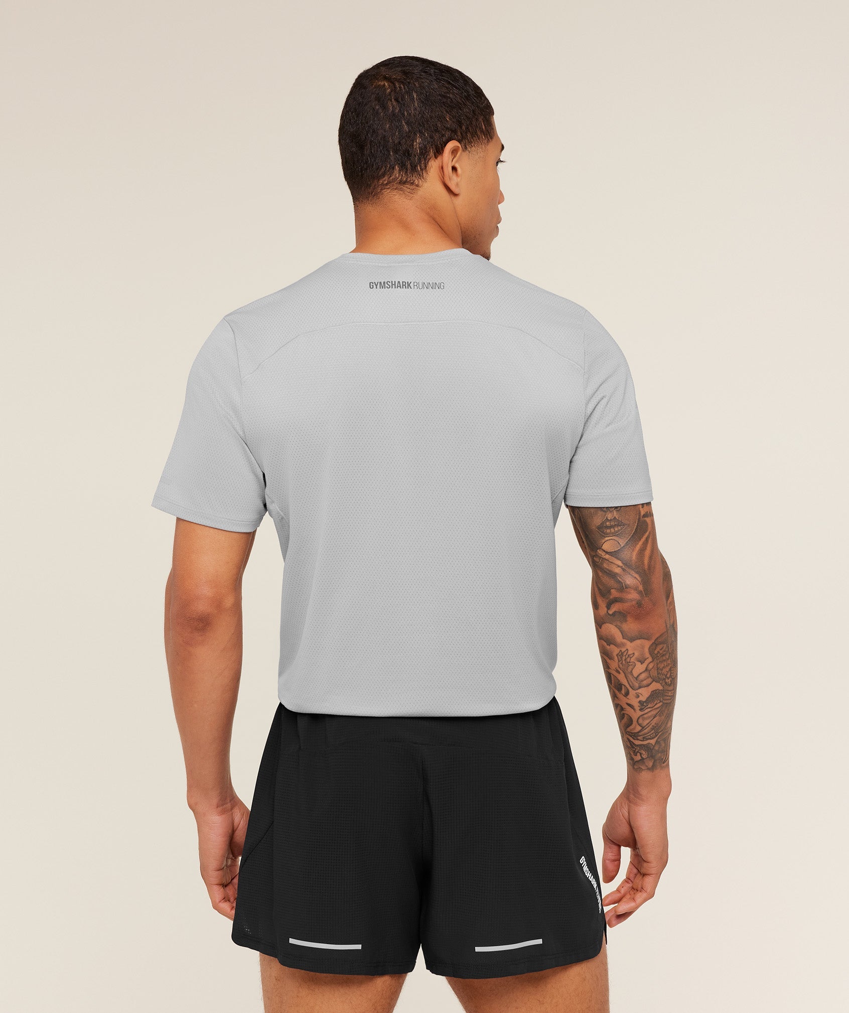Gymshark Running T-Shirt Stratus Grey