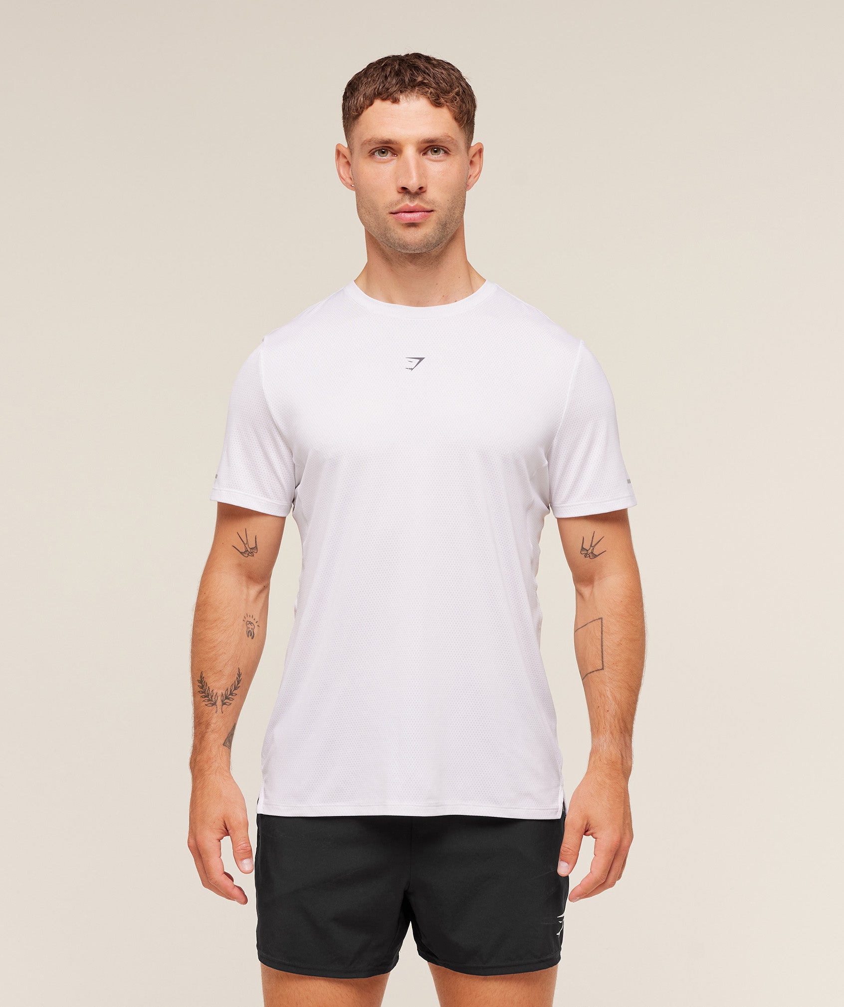 Gymshark Running T-Shirt White