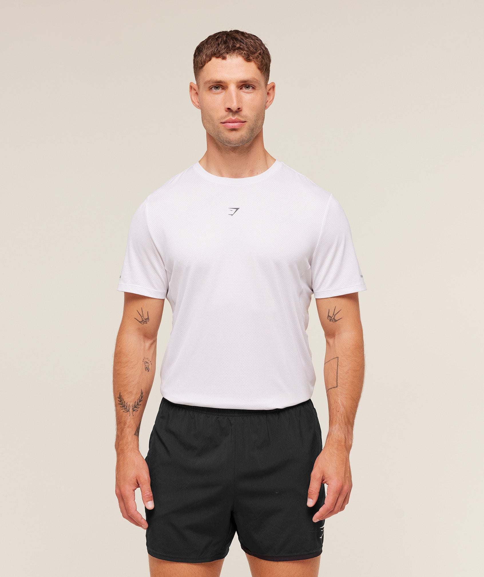 Gymshark Running T-Shirt White