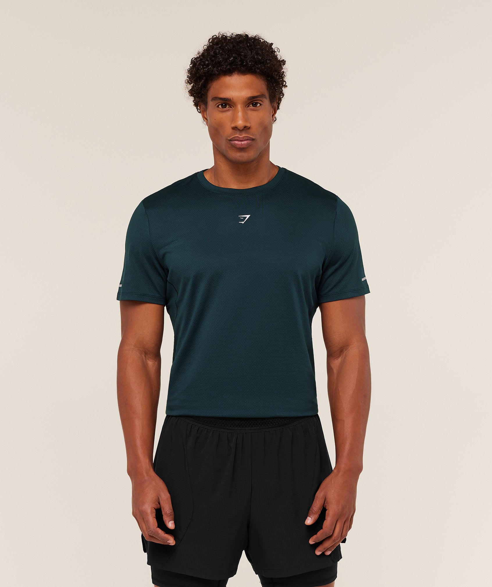 Gymshark Running T-Shirt Deep Petrol Blue