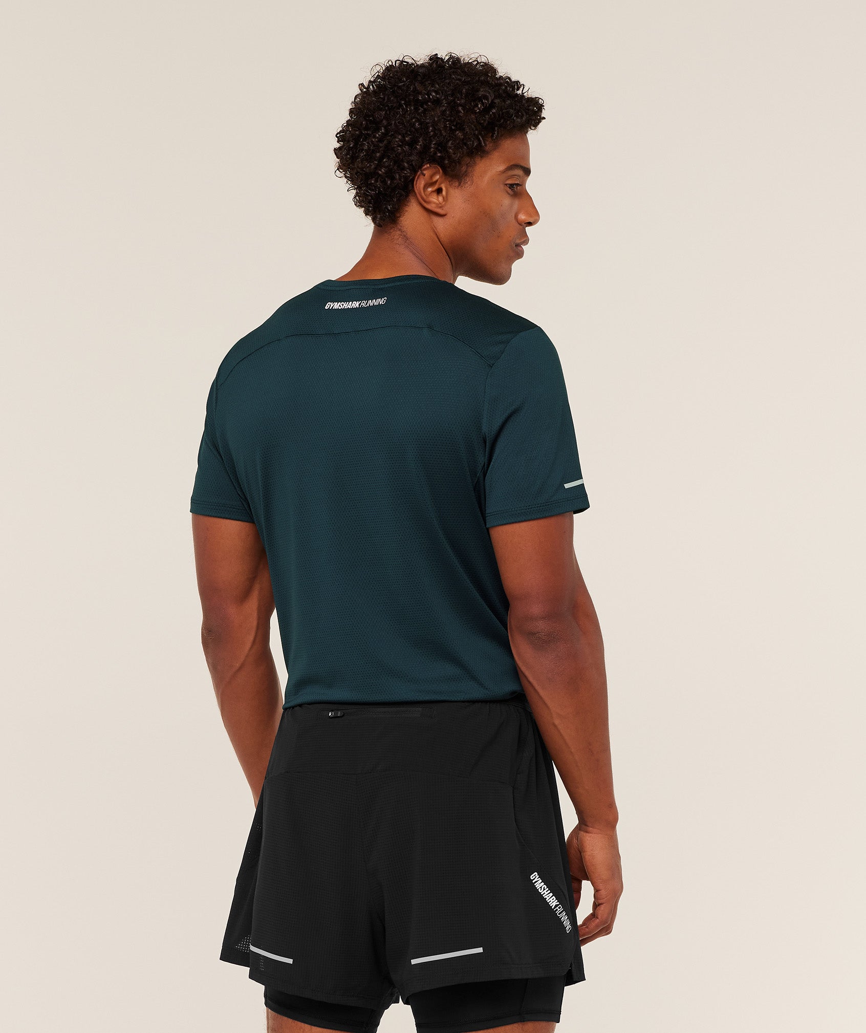 Gymshark Running T-Shirt Deep Petrol Blue