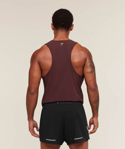 Gymshark Running Tank Rich Maroon