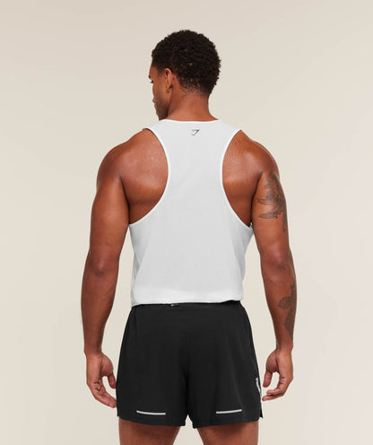 Gymshark Running Tank White
