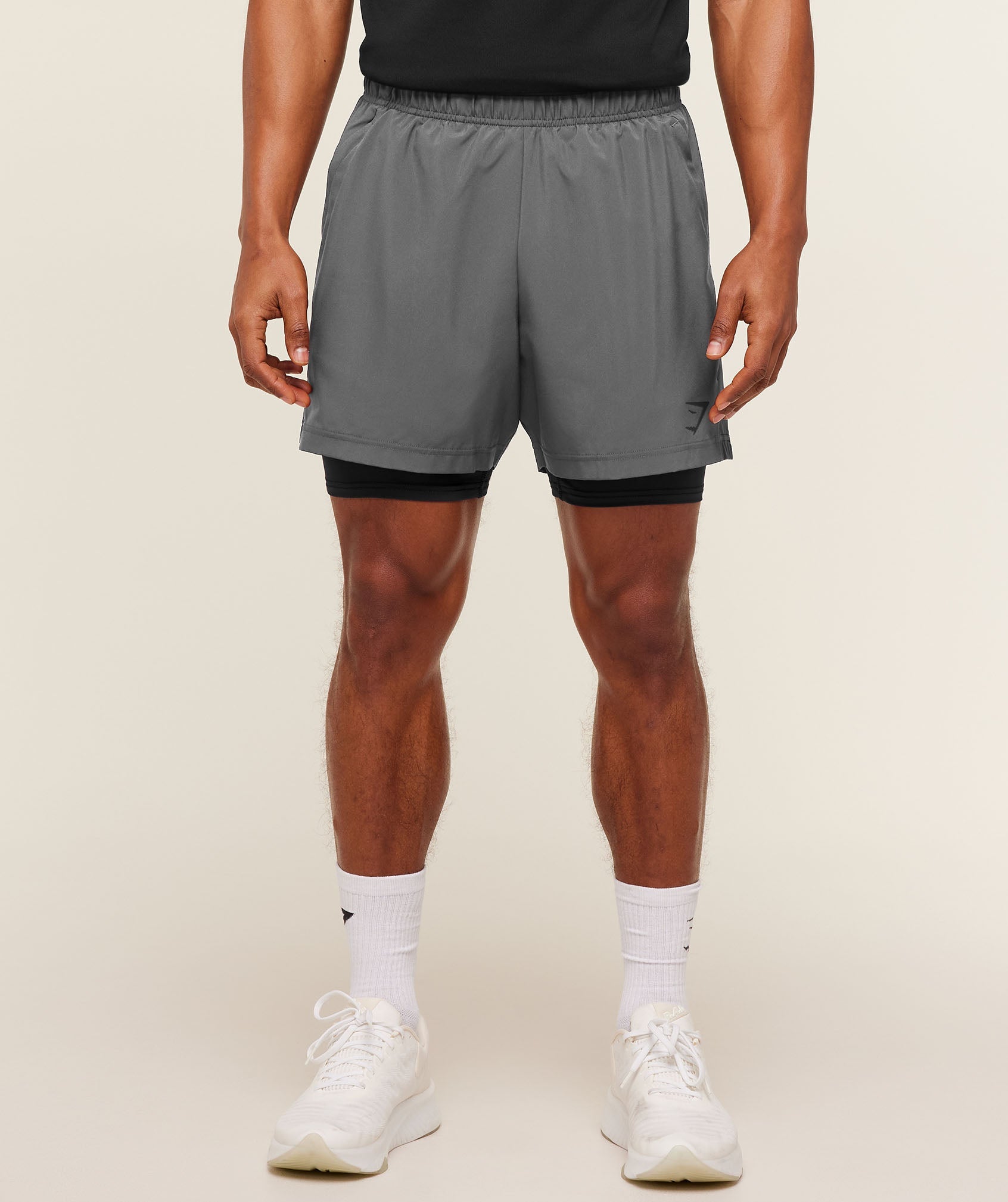 Gymshark Sport 5" 2 In 1 Shorts Dark Grey