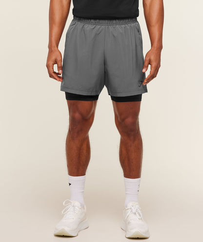 Gymshark Sport 5" 2 In 1 Shorts Dark Grey
