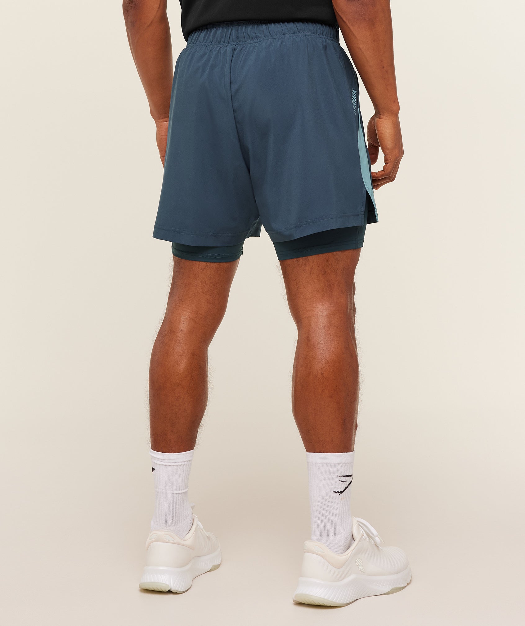 Gymshark Sport 5" 2 In 1 Shorts Stealth Blue