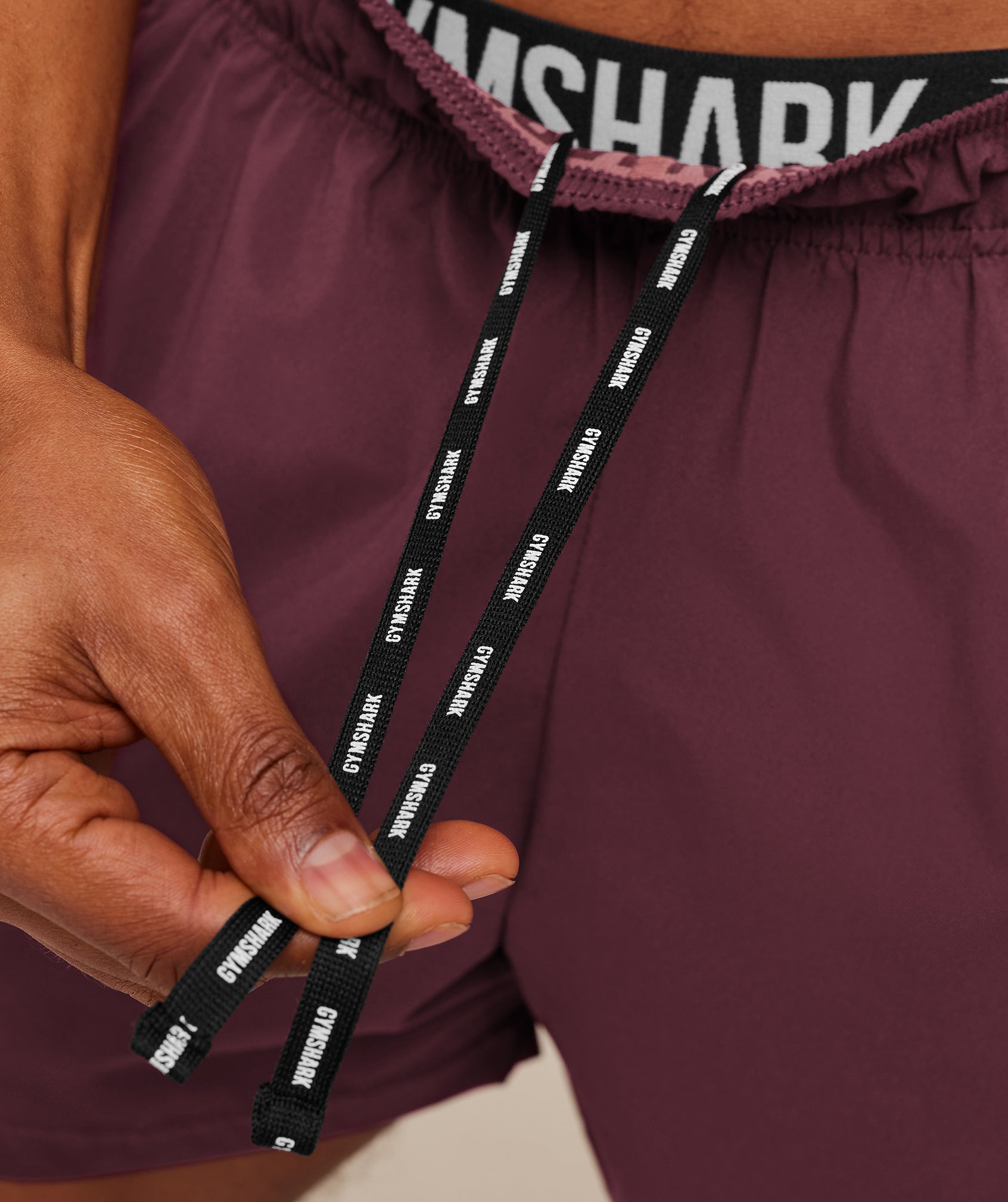 Gymshark Sport  5" Shorts Impact Burgundy
