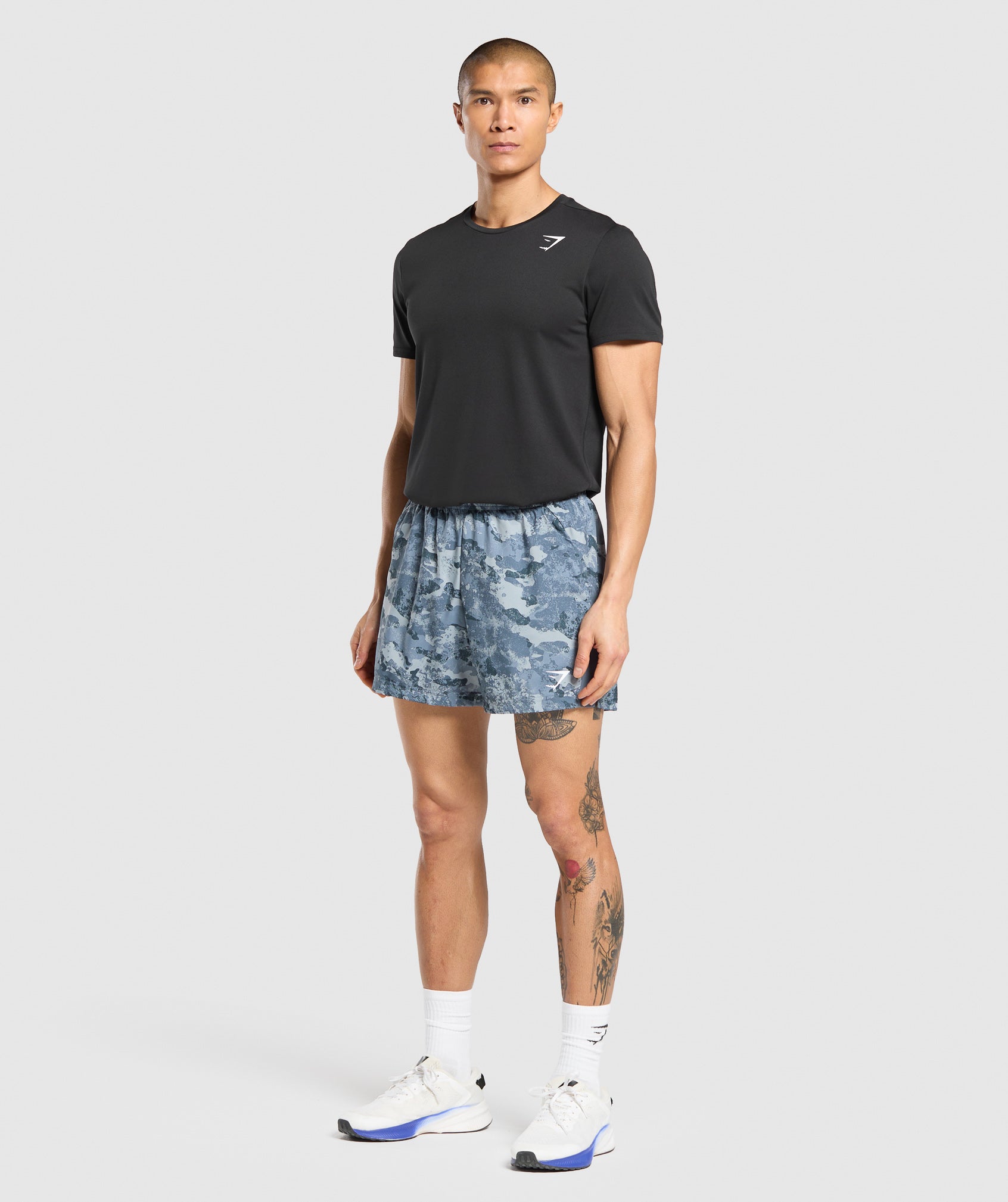 Gymshark Sport 5" Shorts Denim Grey