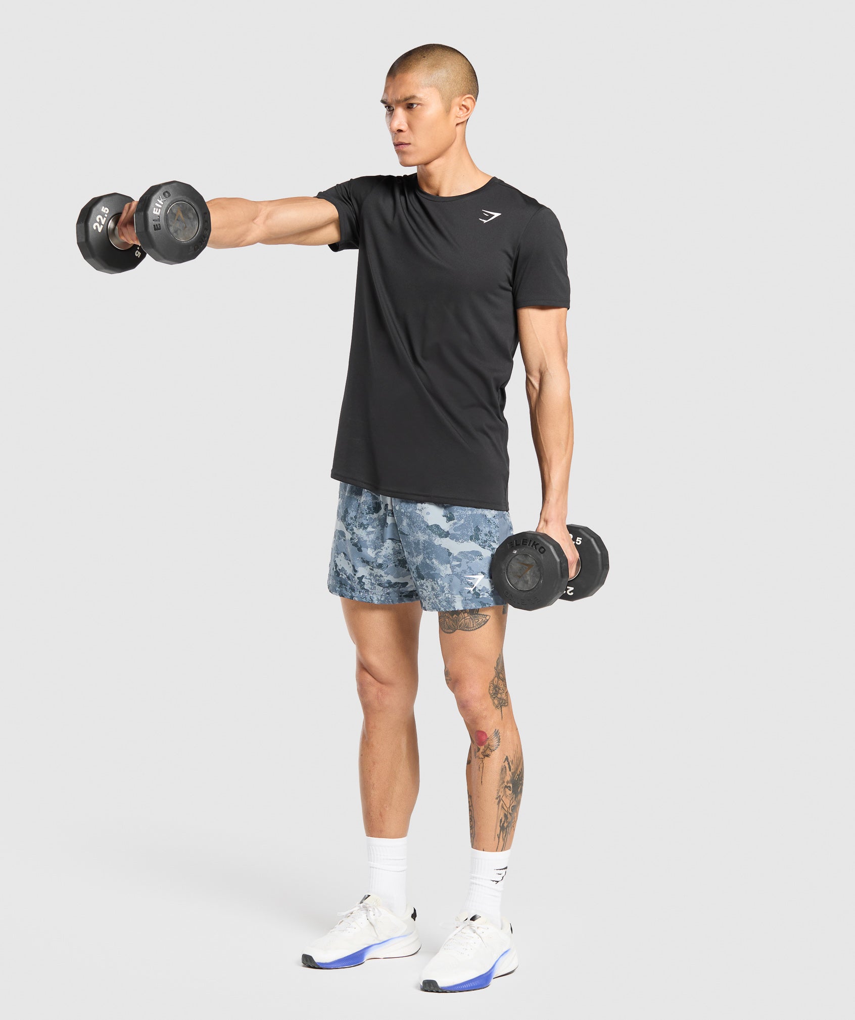 Gymshark Sport 5" Shorts Denim Grey