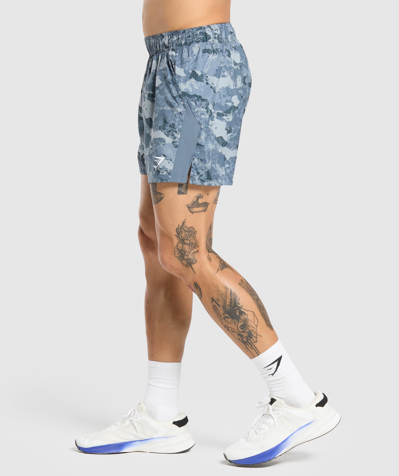 Gymshark Sport 5" Shorts Denim Grey