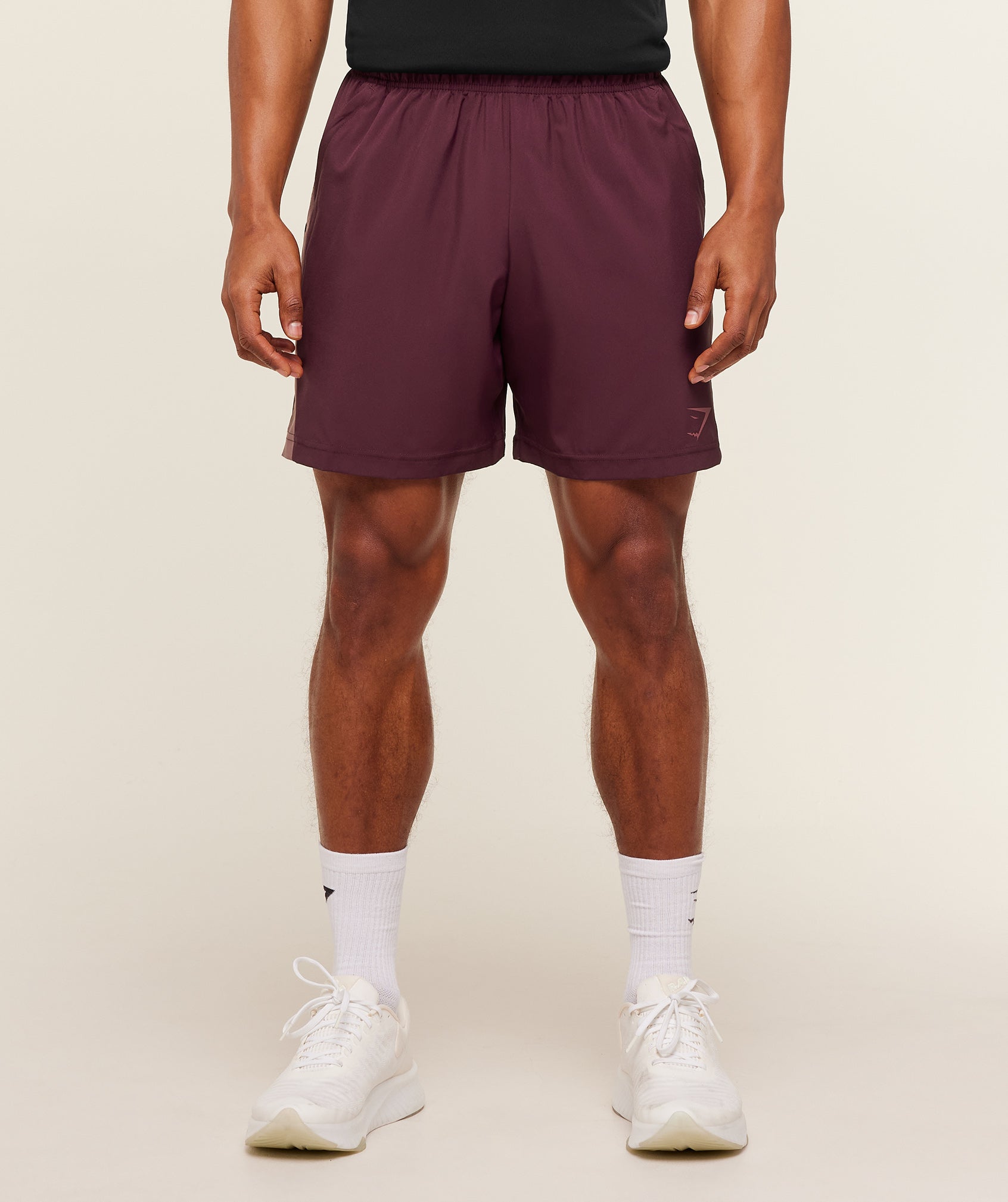 Gymshark Sport  7" Shorts Impact Burgundy