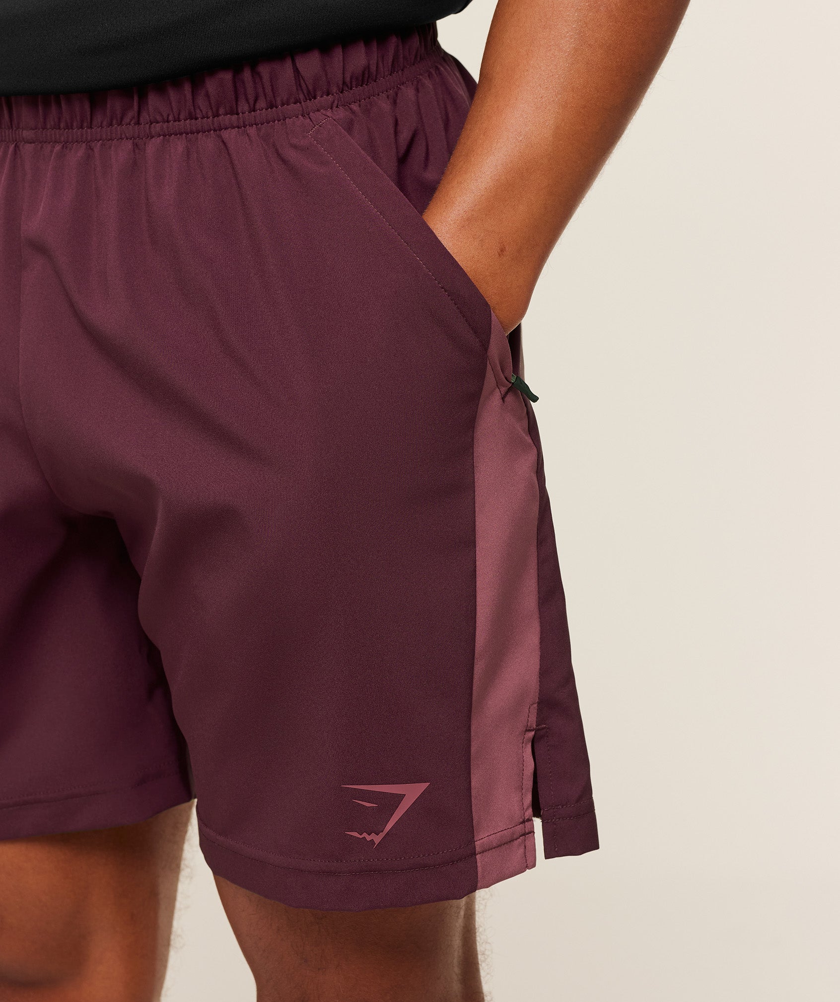 Gymshark Sport  7" Shorts Impact Burgundy