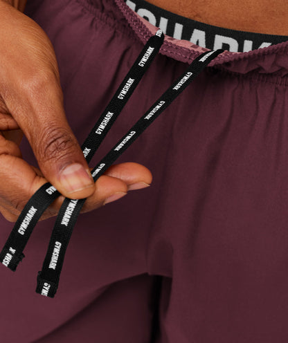 Gymshark Sport  7" Shorts Impact Burgundy