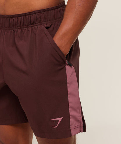 Gymshark Sport  7" Shorts Rich Maroon