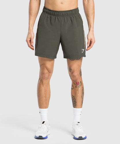 Gymshark Sport  7" Shorts Strength Green