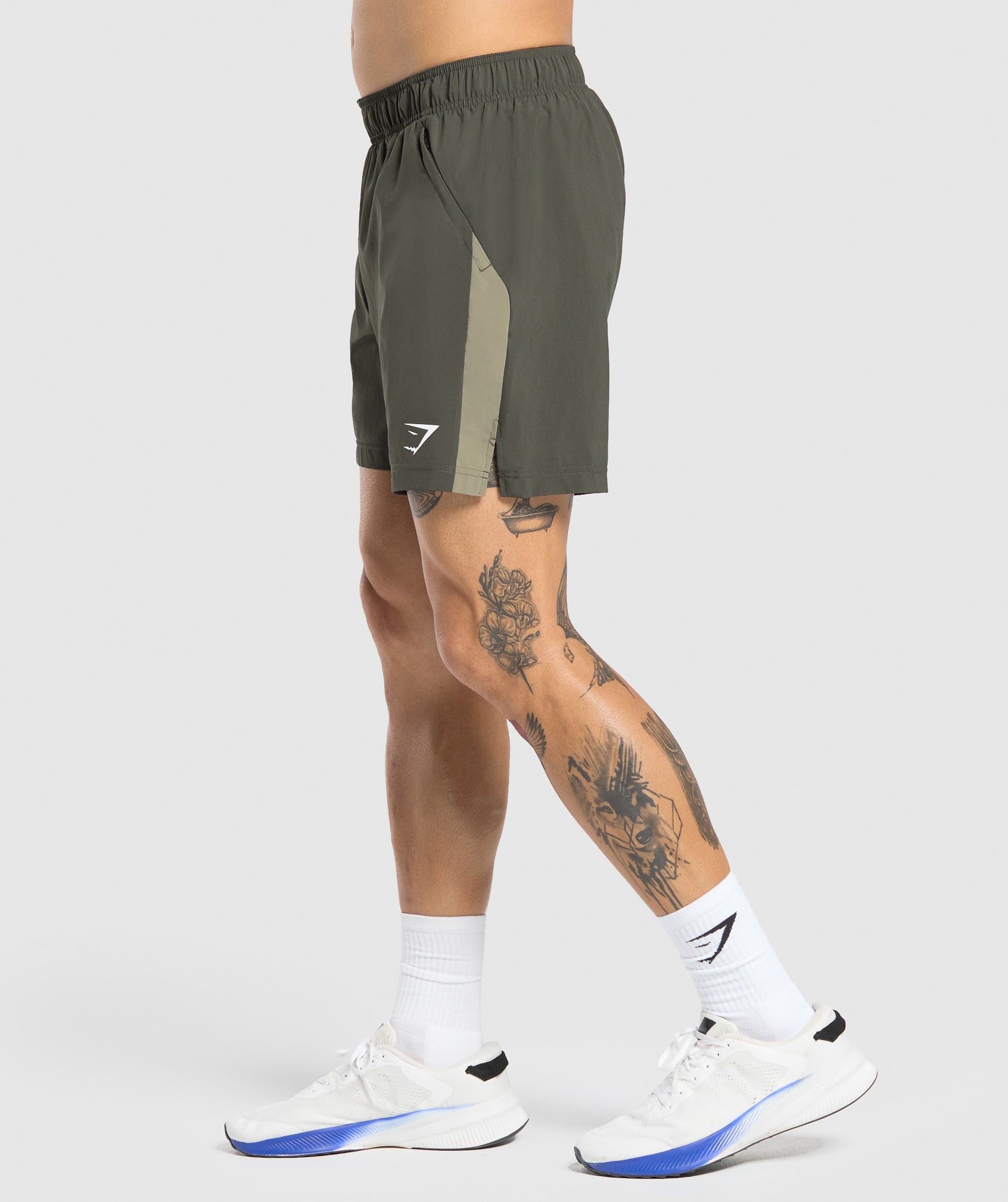 Gymshark Sport  7" Shorts Strength Green