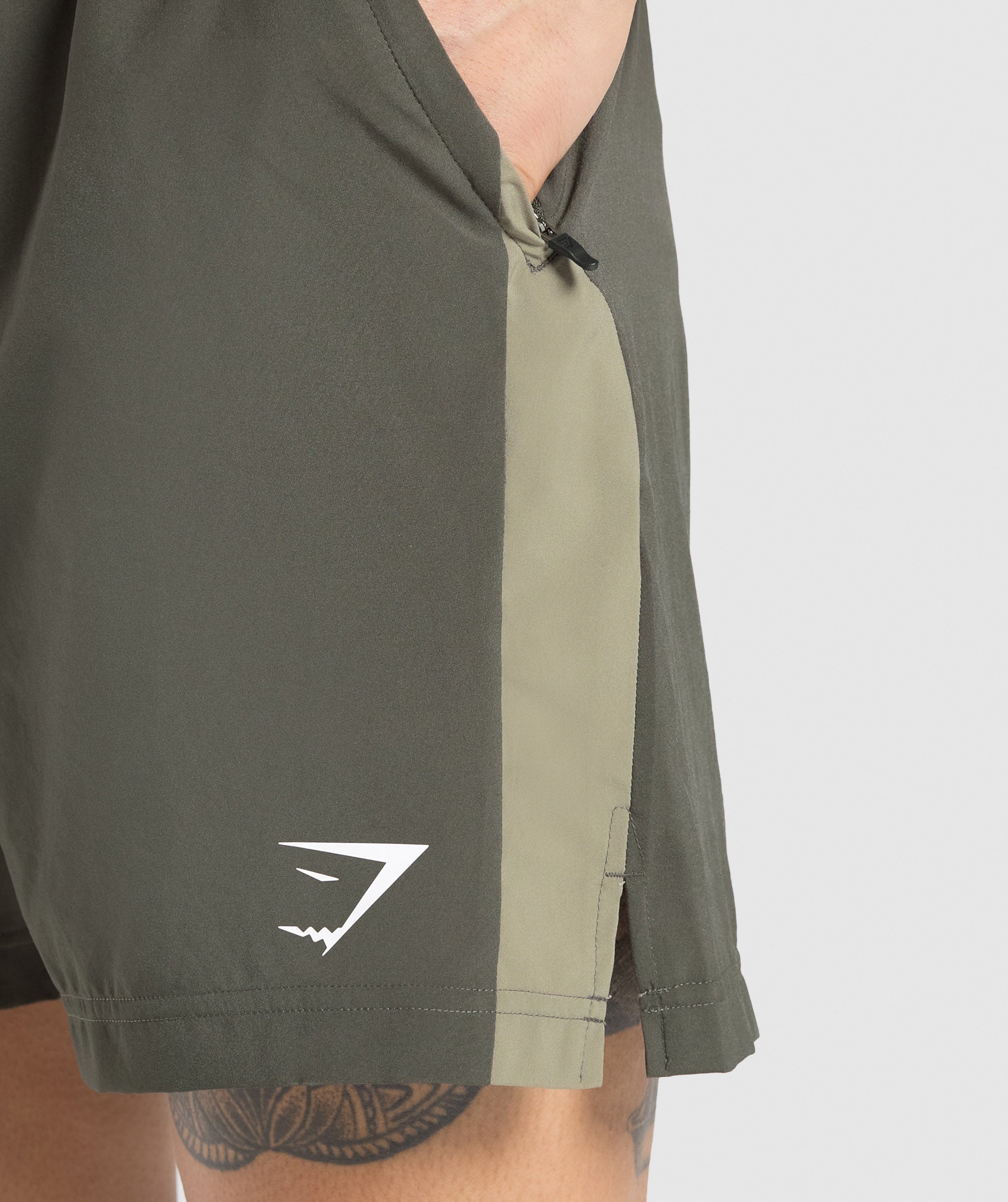 Gymshark Sport  7" Shorts Strength Green