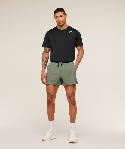 Gymshark Weekend 5" Shorts Gs Unit Green