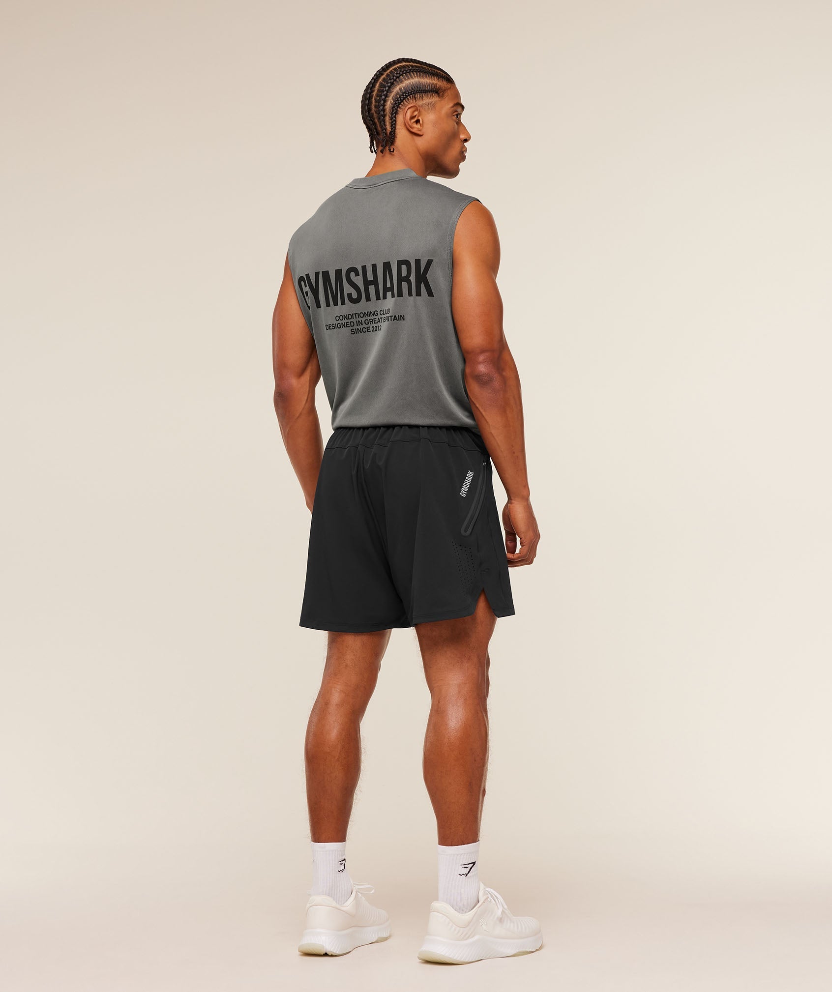 Gymshark Sport Hybrid 6" Shorts Black