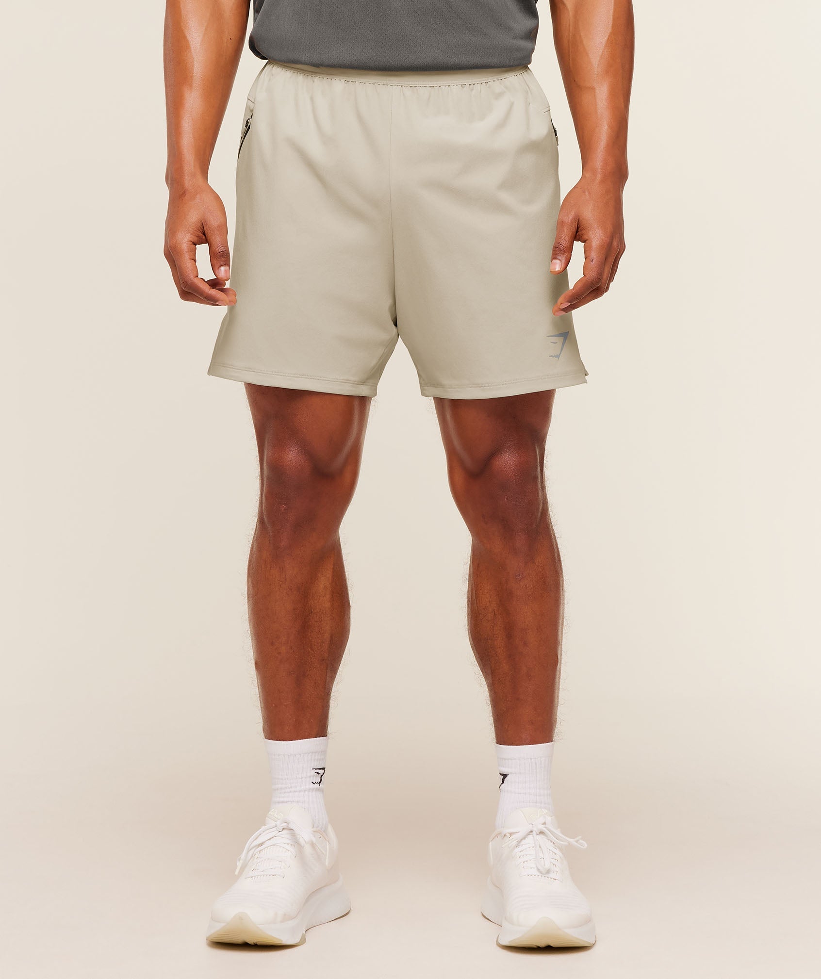 Gymshark Sport Hybrid 6" Shorts Pebble Grey