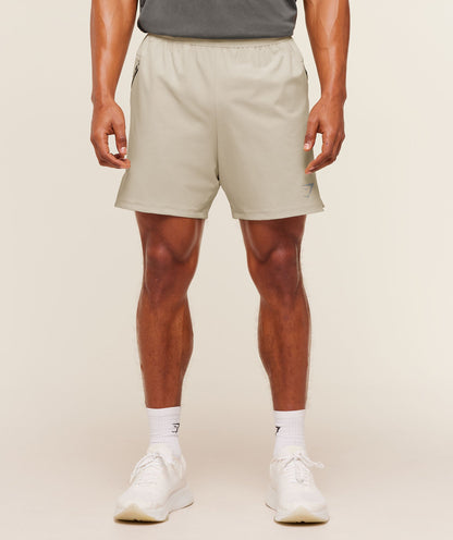 Gymshark Sport Hybrid 6" Shorts Pebble Grey