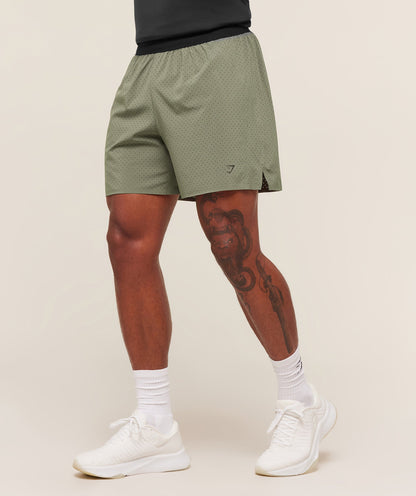Gymshark Sport Zero 5" Short Base Green