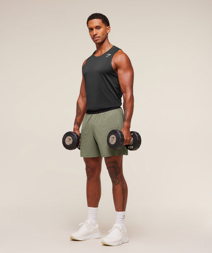 Gymshark Sport Zero 5" Short Base Green
