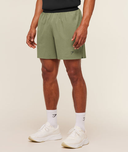 Gymshark Sport Zero 5" Shorts Grounded Green