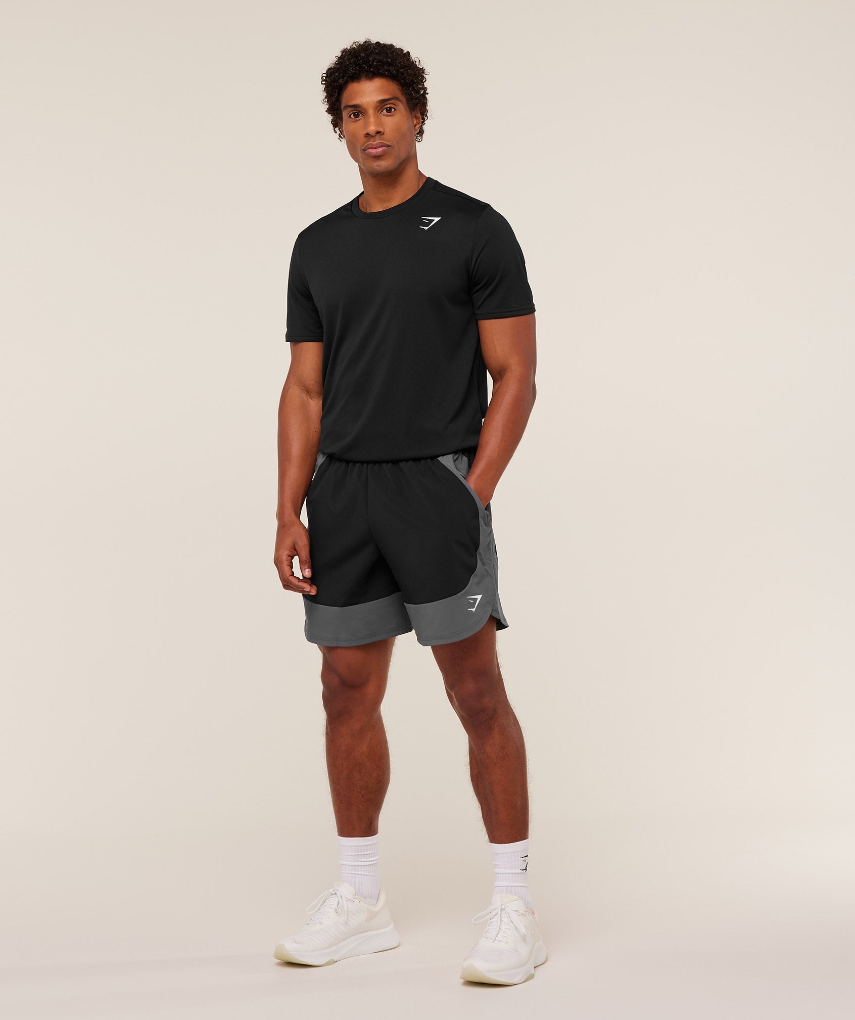 Gymshark Sport 25 Block 7" Shorts Black