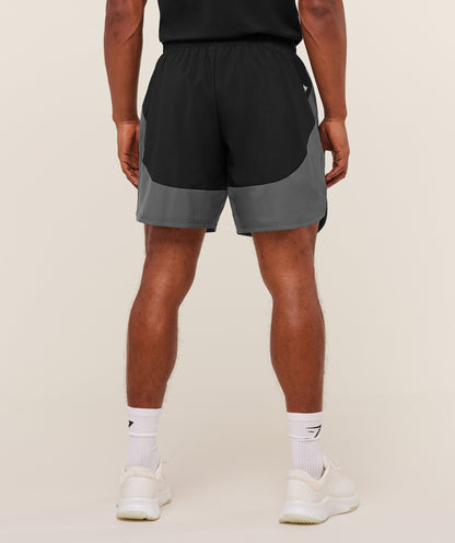 Gymshark Sport 25 Block 7" Shorts Black