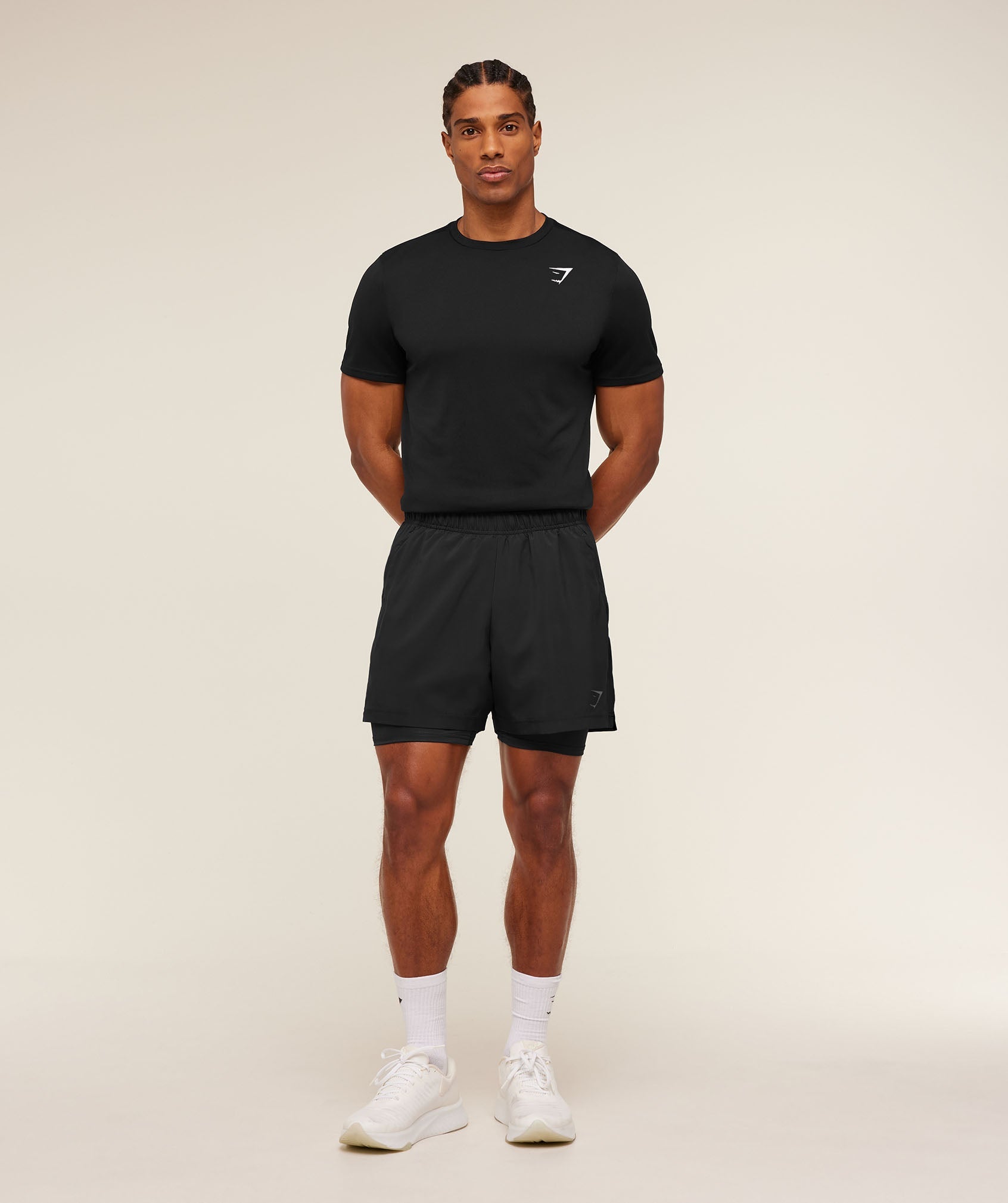 Gymshark Sport 5" 2 In 1 Shorts Black
