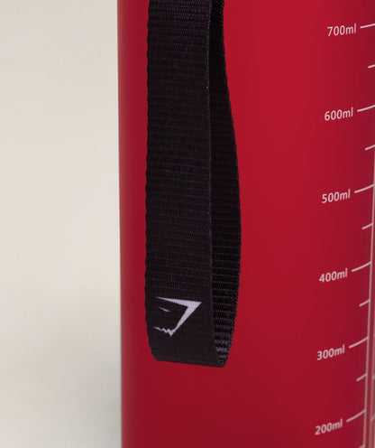 Women's Gymshark Sports Bottle With Straw Athletic Burgundy