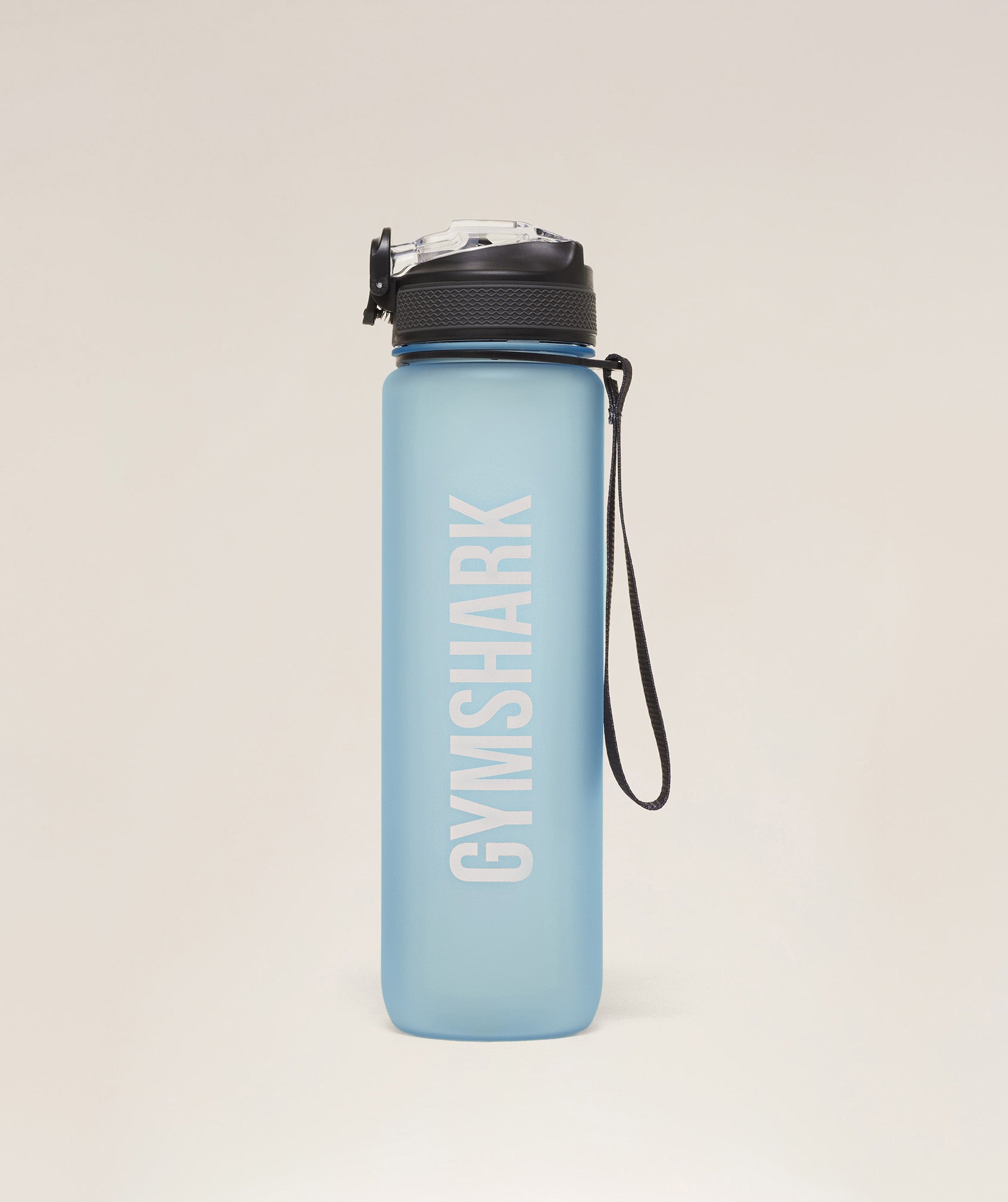 Gymshark Sports Bottle With Straw Bench Blue