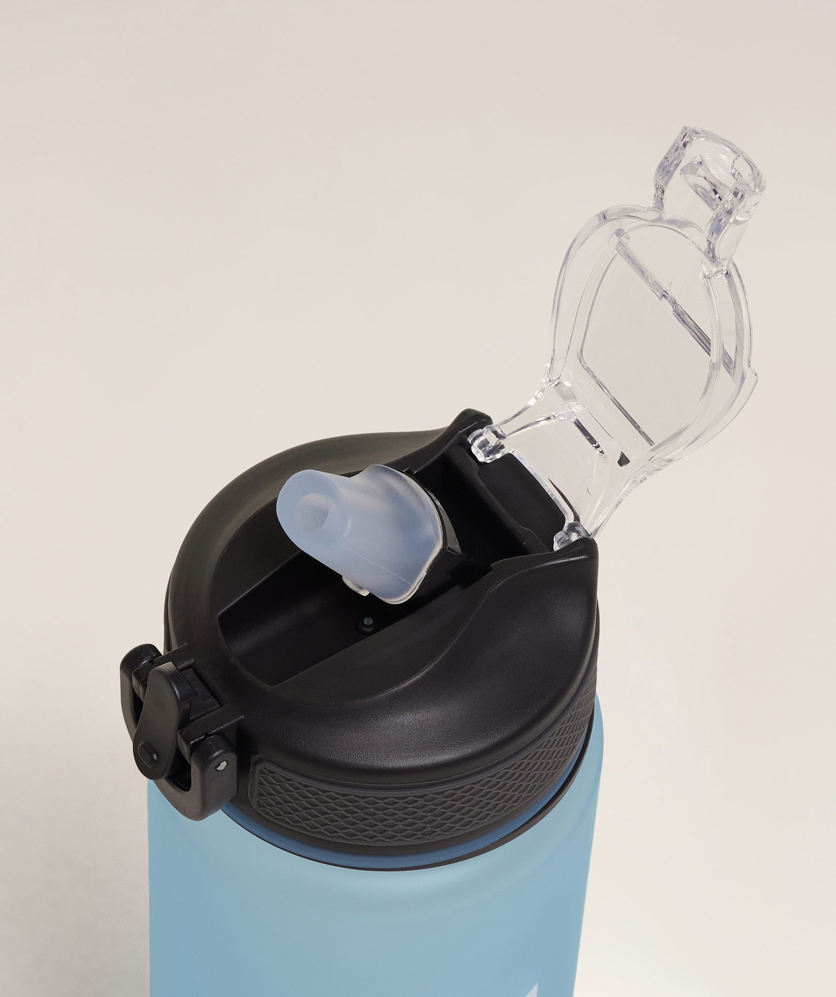 Women's Gymshark Sports Bottle With Straw Bench Blue