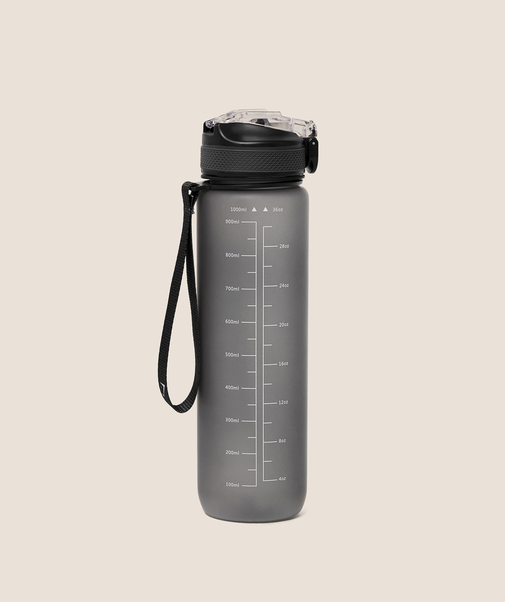 Women's Gymshark Sports Bottle With Straw Gs Black