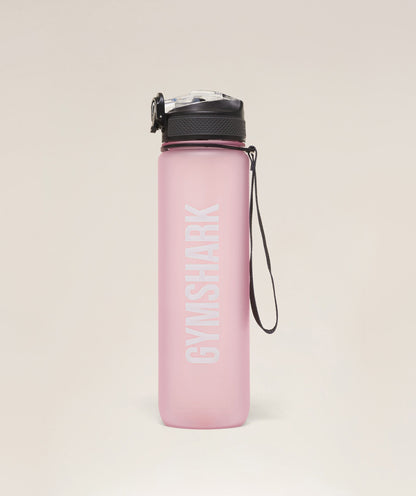 Gymshark Sports Bottle With Straw Cloud Pink