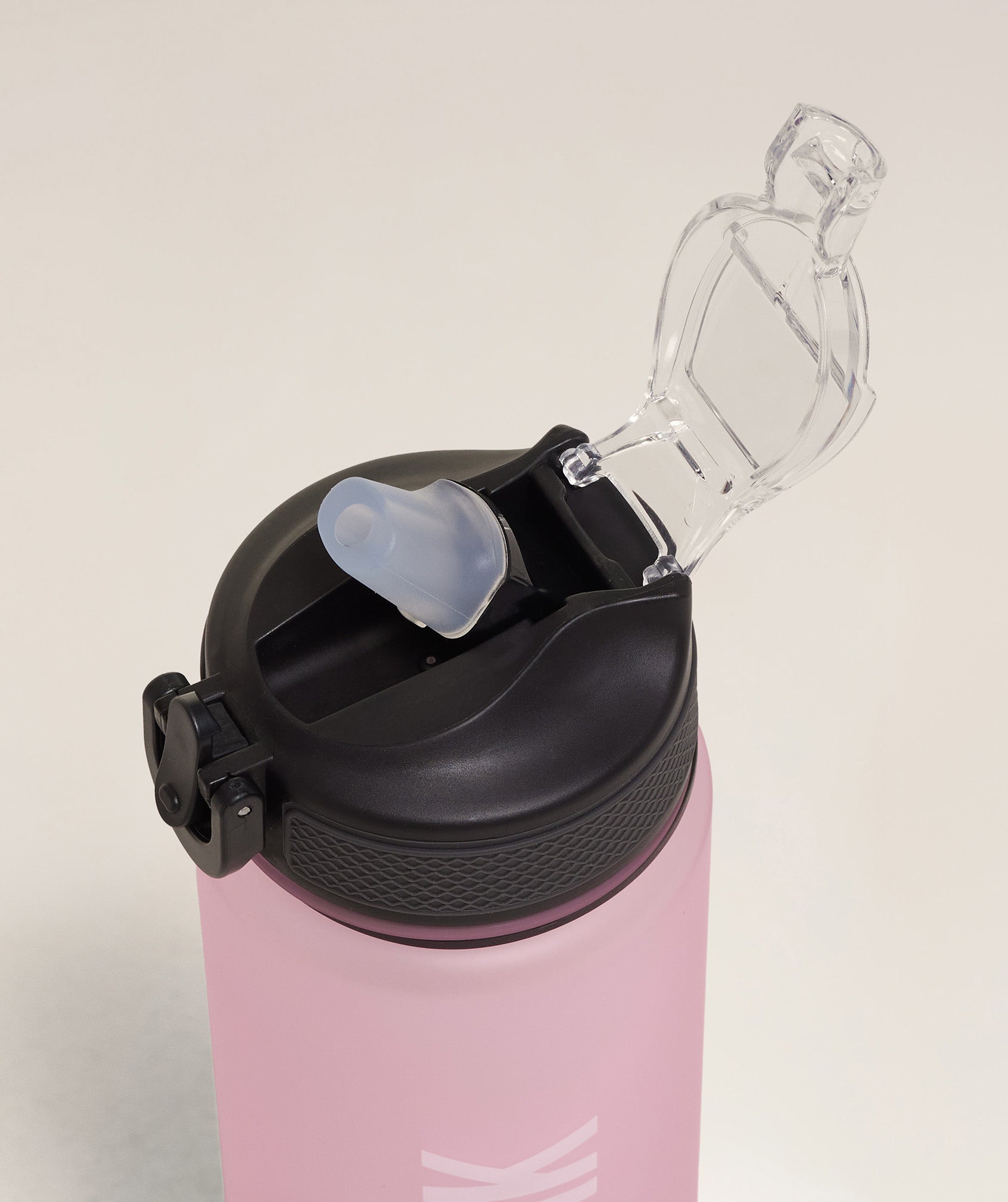 Women's Gymshark Sports Bottle With Straw Cloud Pink